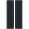 Ekena Millwork Americraft 4-Board Wood 2 Equal Panel Frmd Board-n-Batten Shutters w/Dbl Z-Bar, ARW102BF414X77OBH, PR ARW102BF414X77OBH - alternate 1